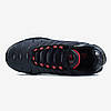 Чоловічі кросівки Nike Air Max Plus Tn Black Blue Найк Аїр ТН чорні із синім air-підошва, фото 8