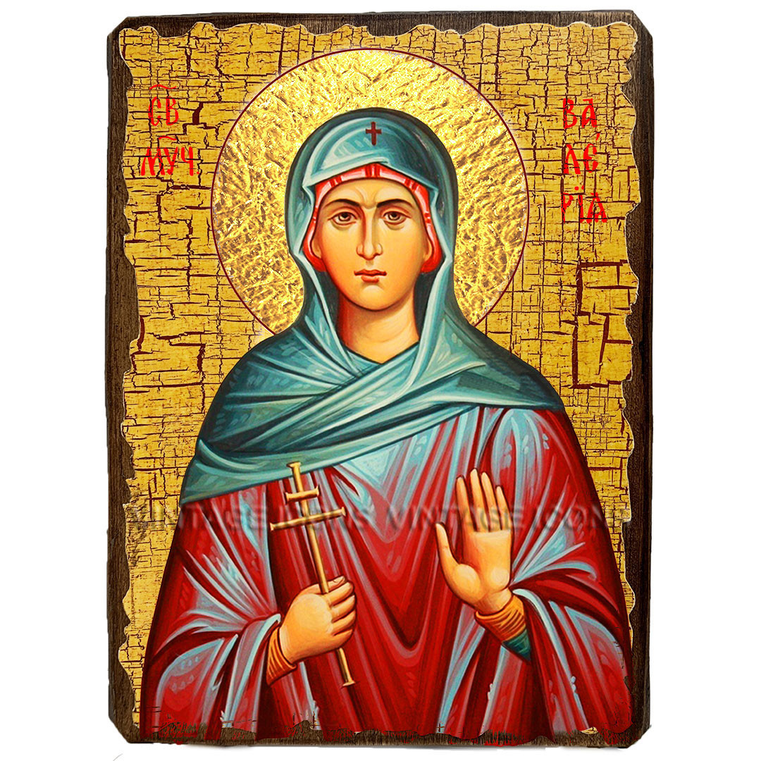 Ікона Валерія (Калерія) Свята Мучениця Кесарийская ,ікона на дереві 130х170 мм