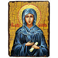 Икона Мелания Римляныня Святая ,икона на дереве 130х170 мм