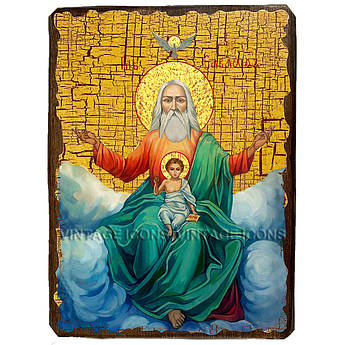 Ікона Господь Саваоф ,ікона на дереві 130х170 мм