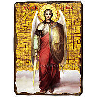 Икона Архангел Михаил ,икона на дереве 130х170 мм