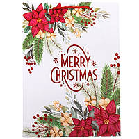 Новорічний подарунковий пакет "Зимова казка-1" (30х41,5х12 см), паковання 12 шт.