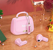Навушники HOCO DES35 Dawn handbag BT headset Pink, фото 4