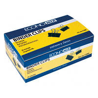 ТОП! Біндер металевий Economix 25 мм 12 шт (E41005) - (gHome)