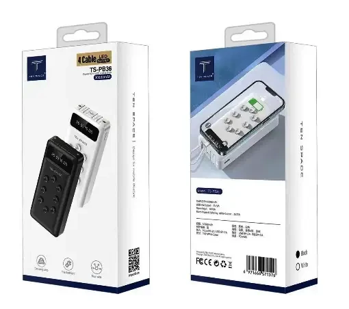 Повербанк Power Bank TEN SPACE TS-PB36 30000mAh / реальна місткість