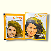 Індійська хна натуральна фарба для волосся GLORY (Lemon Yellow) лимонно-жовта ГЛОРІ фарбування сивини