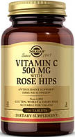 Вітамін С з шипшиною Solgar Vitamin C 500 mg with Rose Hips 100 таб