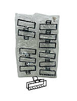 Металевий крабік квадратний 9 см.