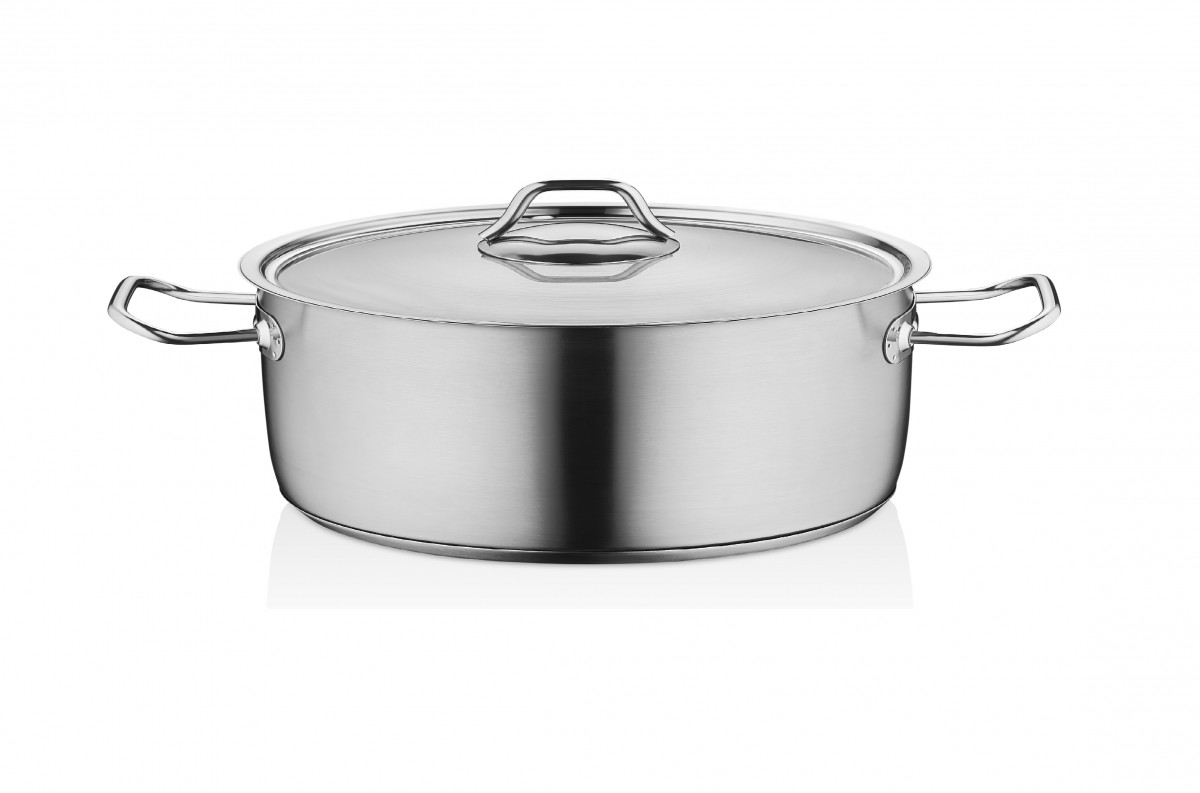 Каструля з металевою кришкою OMS 2070L-28-6.8л  28 х 12 см