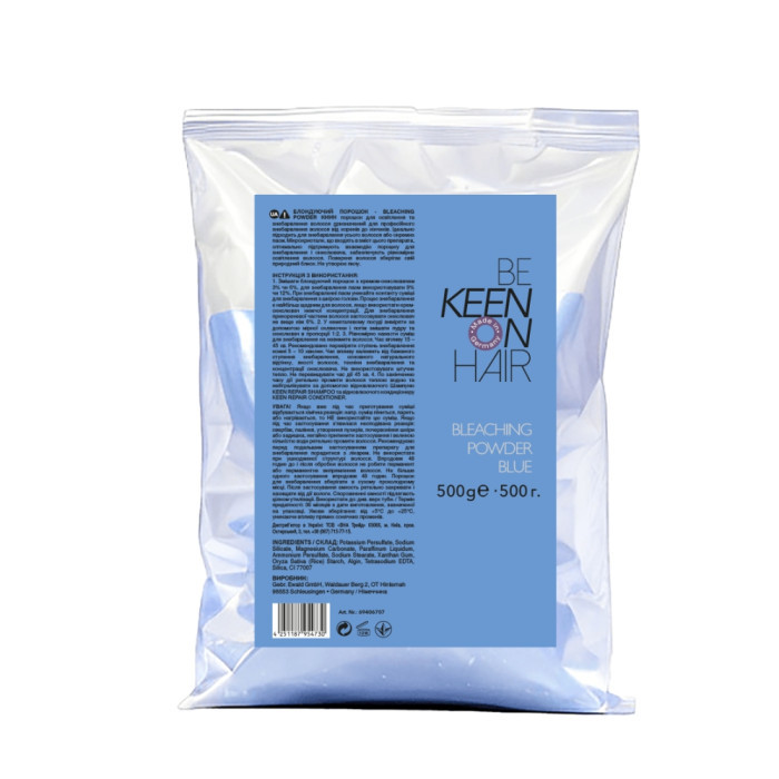 Знебарвлюючий порошок блакитний KEEN Bleaching Powder Blue 500 г (оригінал)