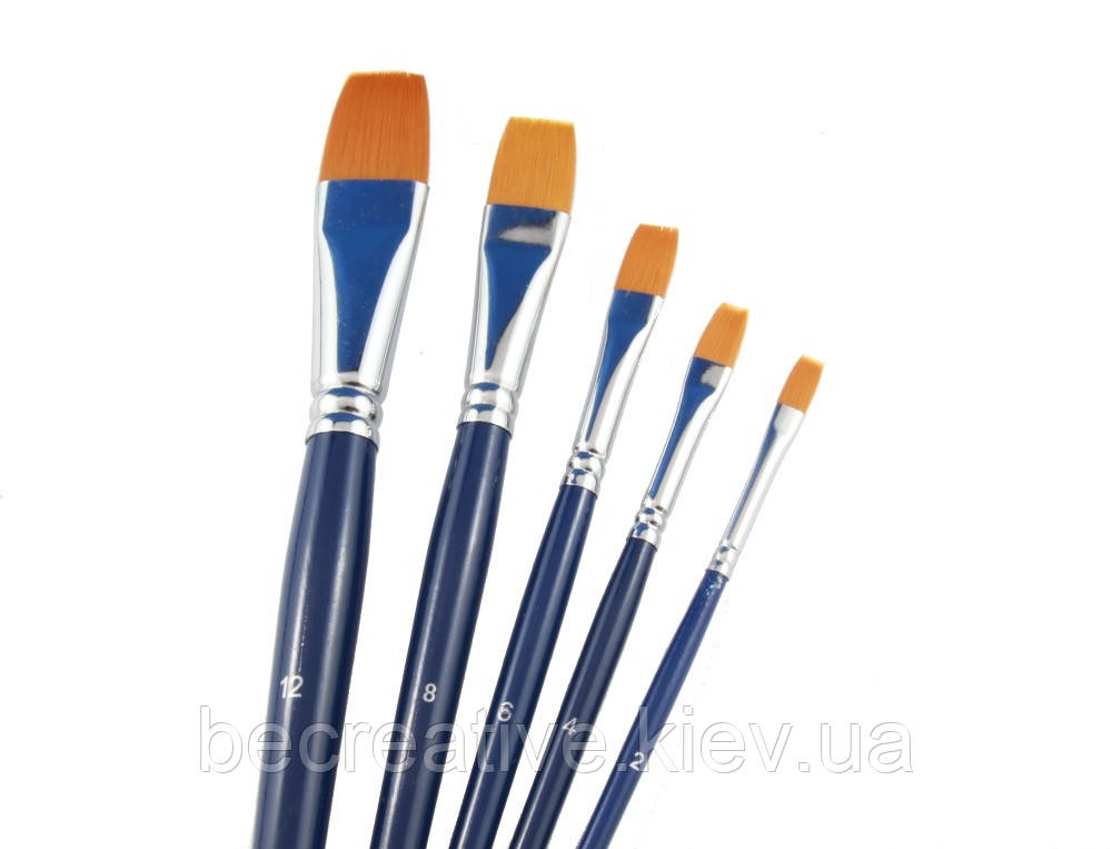 Пензель для ліній, форм TAG Body Art Flat Brush №4