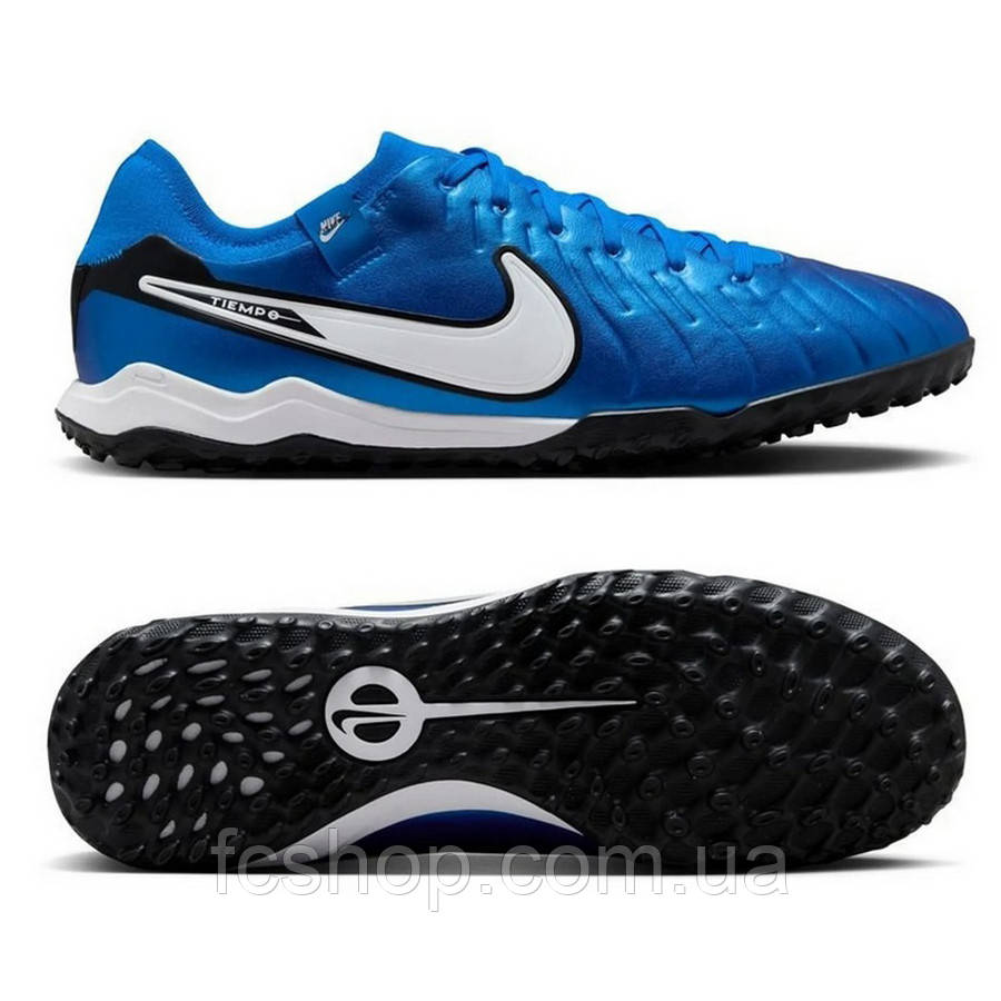 Сороконіжки Nike Tiempo Legend X Pro TF DV4336-400, Синій, Розмір (EU) — 46, фото 1
