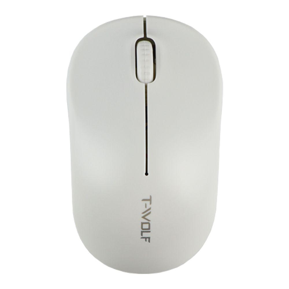Бездротова Миша Wireless TWolf Q4 1200 DPI, White