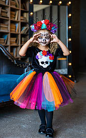 Дитячий карнавальний костюм Santa Muerte для дівчинки на Хеловін