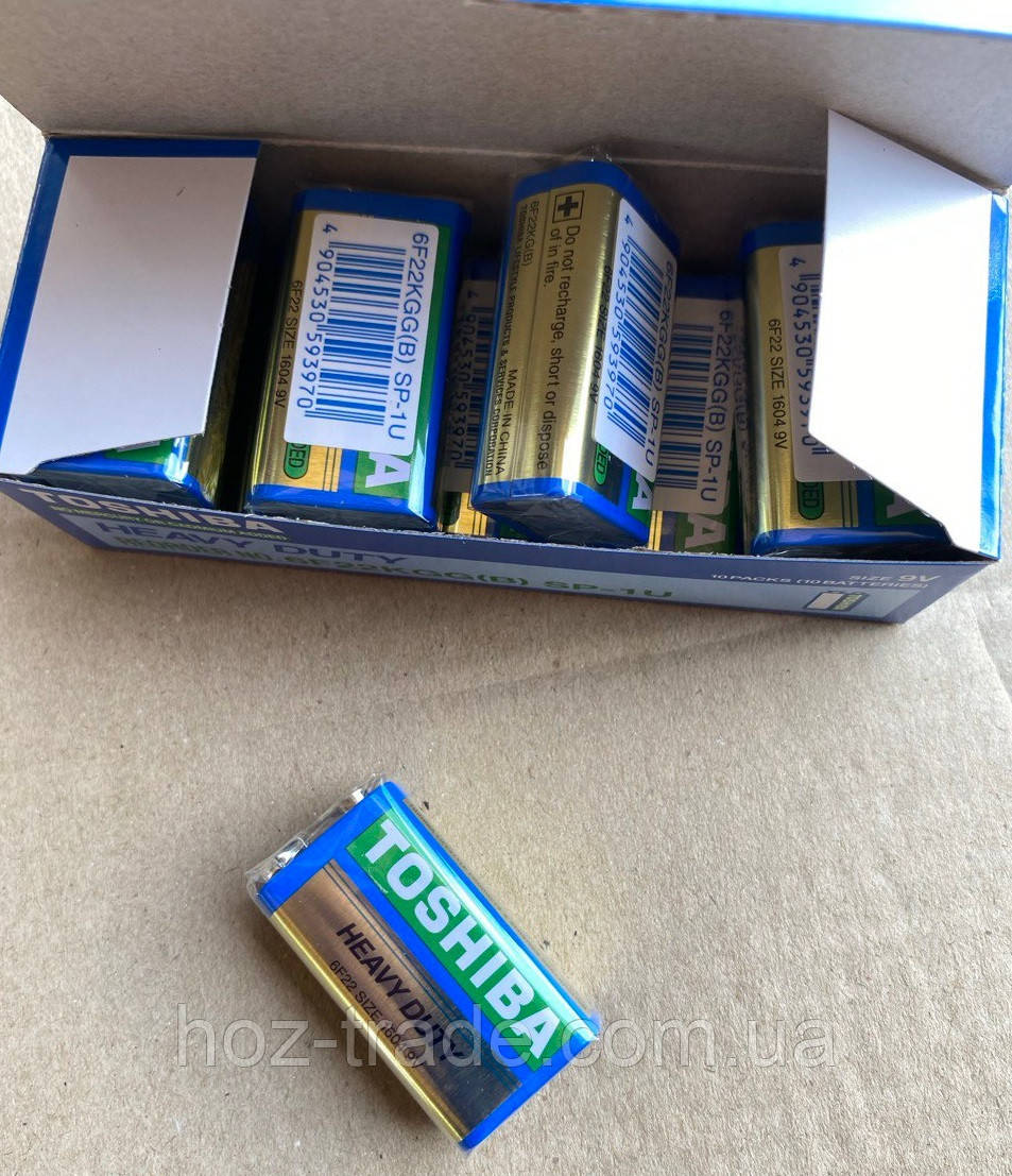 Батарейка Toshiba Kронa Heavy Duty 9v -1шт