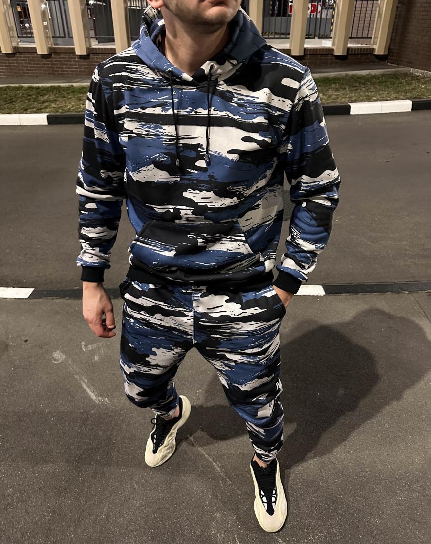 Теплий спортивний костюм худі+штани чоловічий