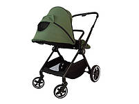 Коляска для дитини універсальна 3 в 1 FreeON Zack, оливковий, фото 8