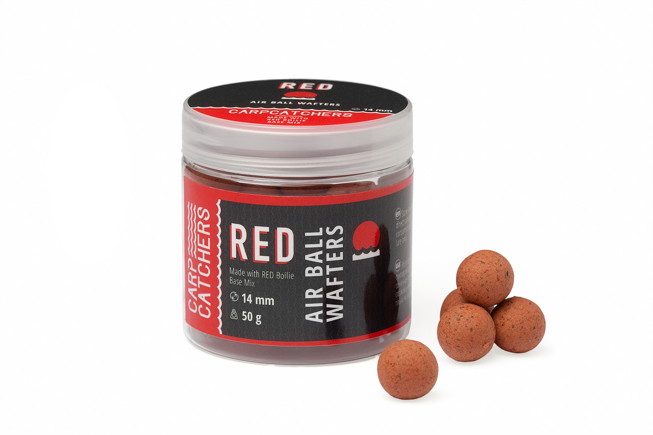 Бойли насадочні Carp Catchers Air Ball Wafters RED 14 mm