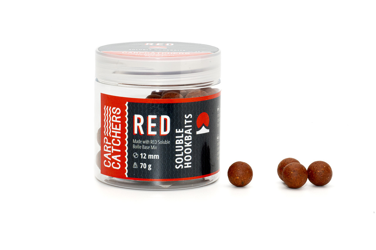 Бойли розчинні тонучі Carp Catchers Impulse Hookbaits RED 12mm