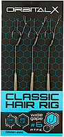 Повідець OrbitalX Classic Hair Rig Wide Gape №04 25lb 20cm (3шт/уп)