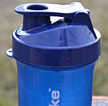 Шейкер спортивний Smartshake Lite 1000ml Glossy-Navy Blue, фото 5
