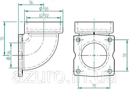 Фланцеве з'єднання Fitstar 7190350 для насоса Taifun-Compact, 2-1/2", фото 3