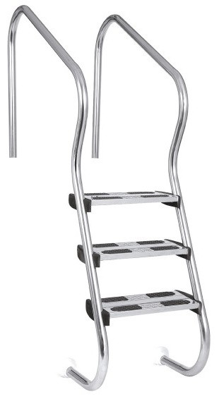 Сходи для басейну Hayward EAF4 Easy access (4 сходинки). для широкого борту. AISI-316