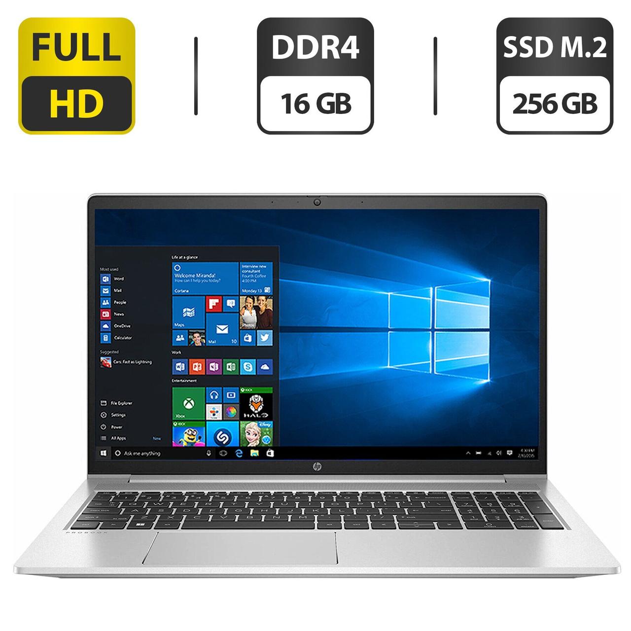 Ультрабук Б-клас HP ProBook 450 G9/ 15.6" (1920x1080)/ Core i5-1235U/ 16 GB RAM/ 256 GB SSD/ Iris Xe