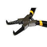 Щипці для стопорних кілець 5" стиск загнуті, фото 2