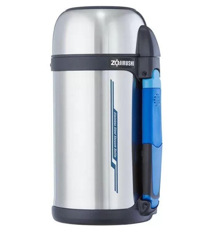 Термос Zojirushi SF-CC 1,5 л сірий з розкладною ручкою та ремінцем
