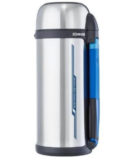 Термос Zojirushi SF-CC 1,8 л сірий з розкладною ручкою та ремінцем