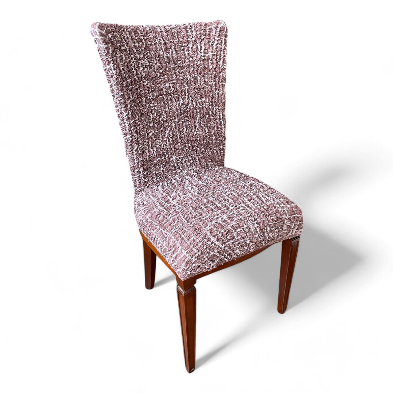 Чохол на стілець какао Італійський стиль Love You, фото 1