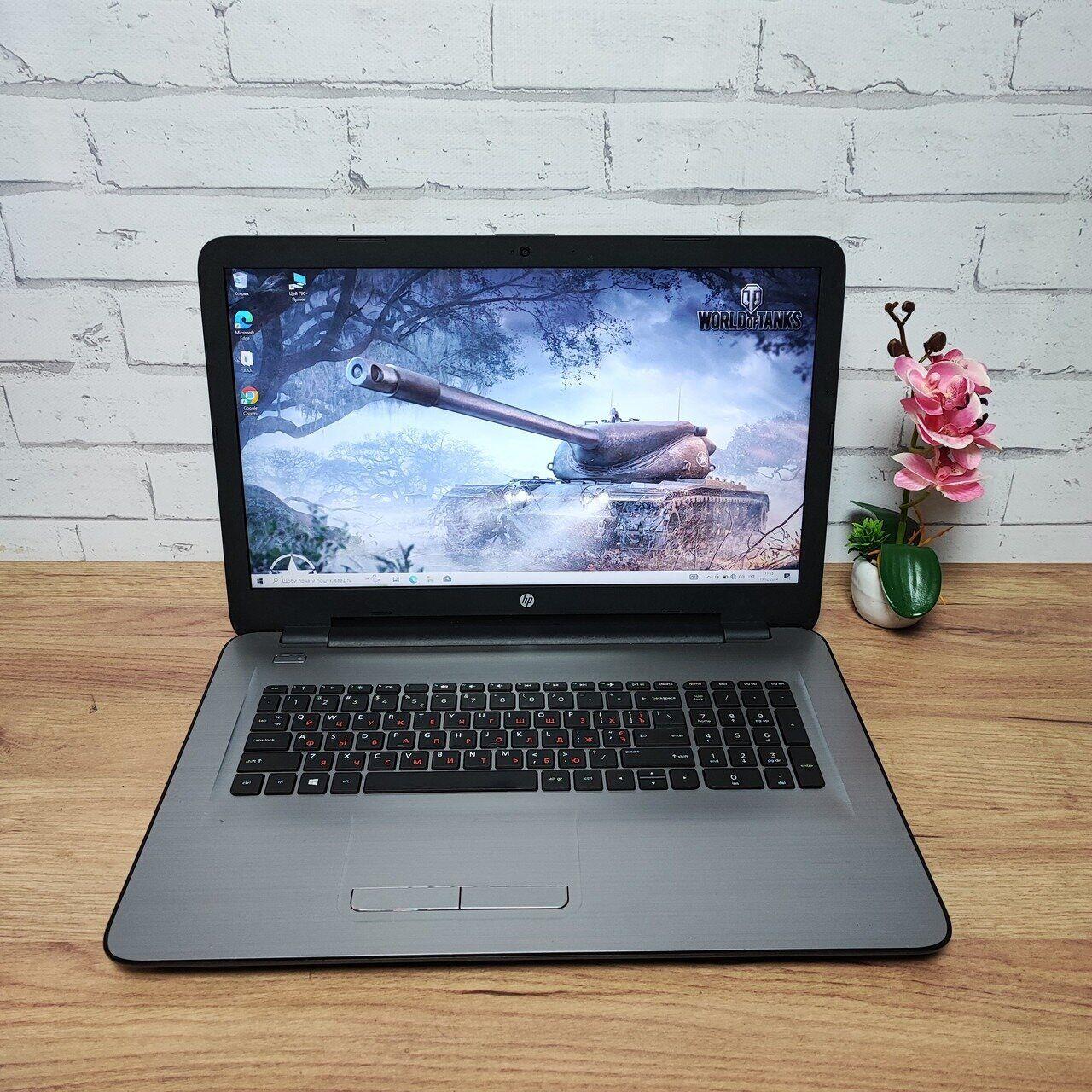 Б/в Ноутбук Б-клас HP 17-y020nd 17.3" 1600x900| AMD A8-7410| 8 GB RAM| 256 GB SSD| Radeon R5