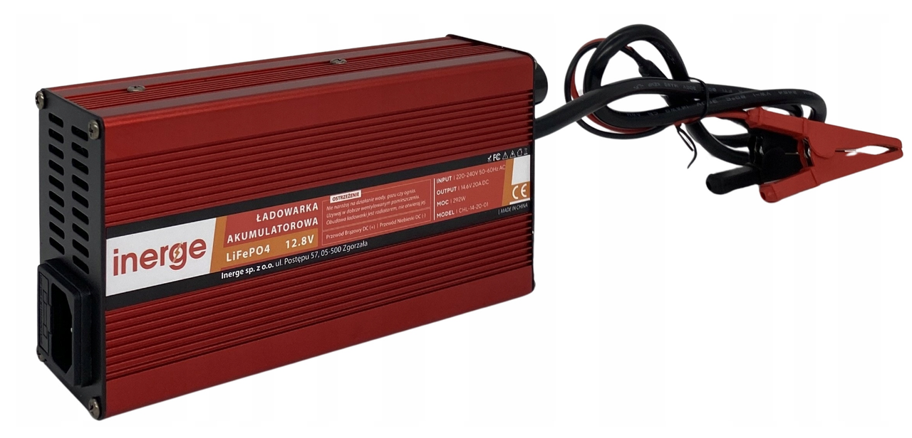 Зарядний пристрій INERGE LiFePO4 20A 12.8V (CHL-14-20-01)