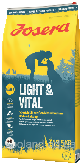 Josera Dog Light&Vital для собак, схильних до повноти, 12,5 кг