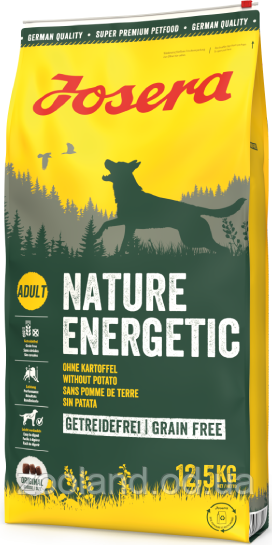 Josera Dog Nature Energetic без злаків для активних собак, 4,5 кг