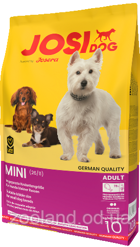 Josera JosiDog Mini для дорослих собак мінірод, 900 г