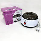 Воскоплав з терморегулятором PRO-WAX 100 для воску в банці, в гранулах, таблетках 400 мл SP-94, фото 6