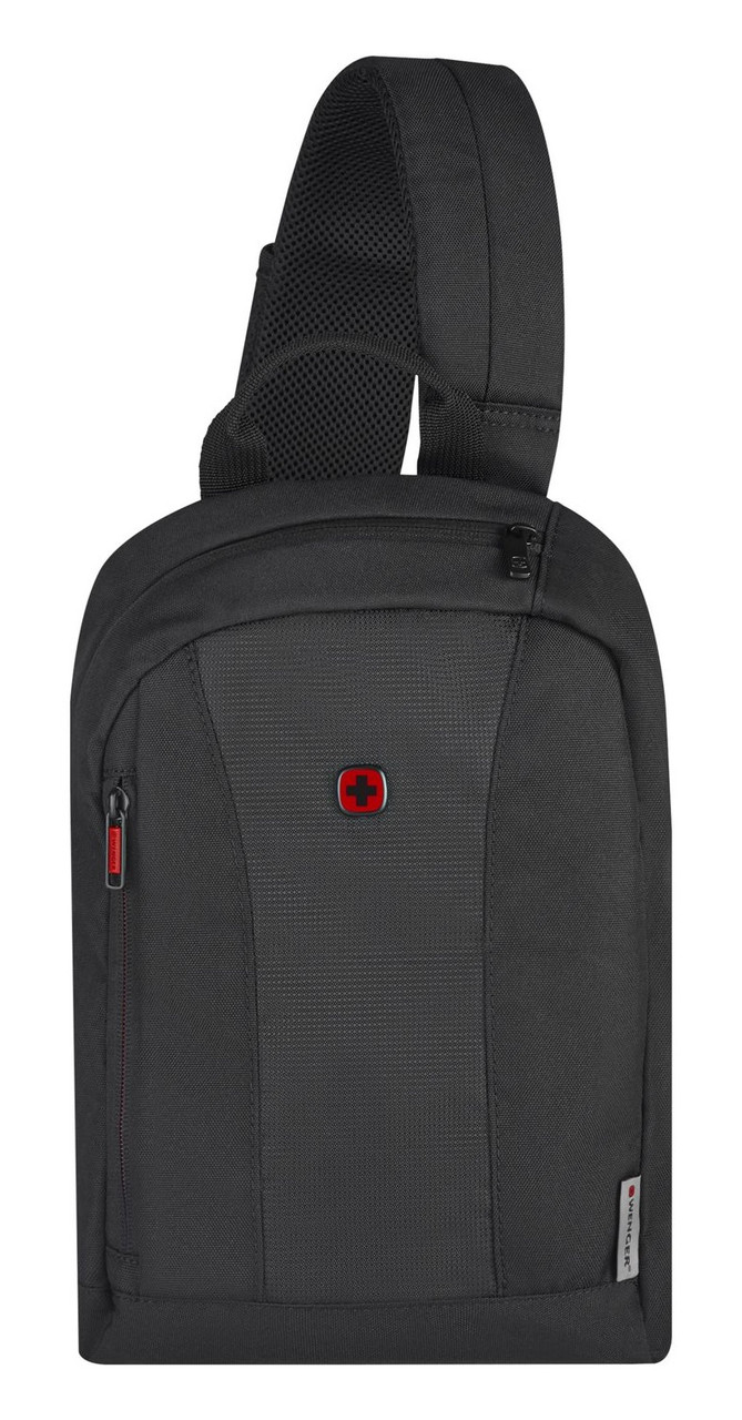Wenger Рюкзак-монослінг, Monosling Shoulder Bag, чорний, фото 1