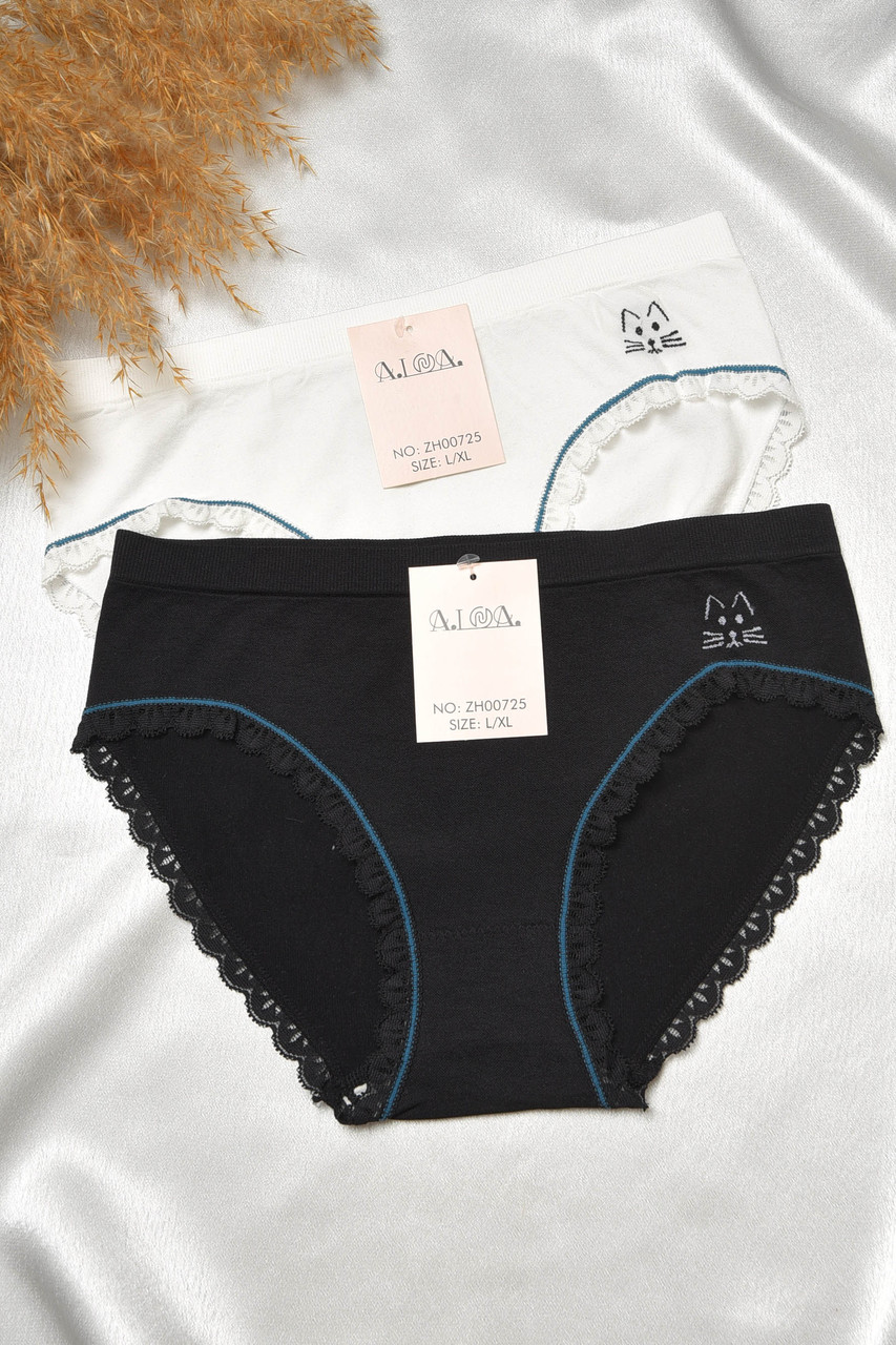 Набір трусів жіночих 2 шт з малюнком 188618S, фото 1