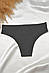 Труси жіночі в рубчик однотонні графітового кольору р.L 188638S, фото 2