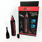 Тример для носа, Тример бритва для носа, Тример для носа і вух зручний волосся бритва UE-74, фото 4