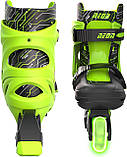 NEON Роликові ковзани Inline, розмір 30-33, зелений, фото 4