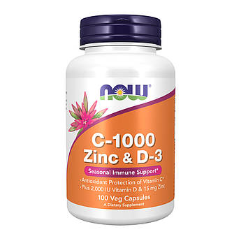 C-1000 Zinc & D-3 - 100 vcaps
