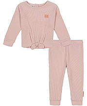 Дитячий костюм Calvin Klein кофточка та штани 1159814130 (Рожевий, 6-9 M)