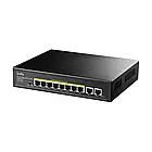 PoE-комутатор 10-портовий некерований Cudy GS1010PE 8 портів PoE+ гігабітний 120W (73-00502)
