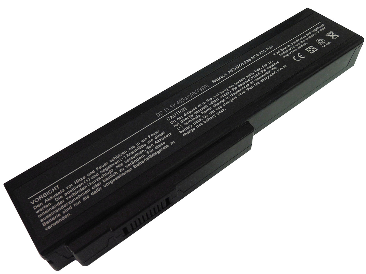Акумуляторна батарея Asus Pro64, VX5, X55S, X55Sr, X55Sv, X55, X57S, X57SA, X64