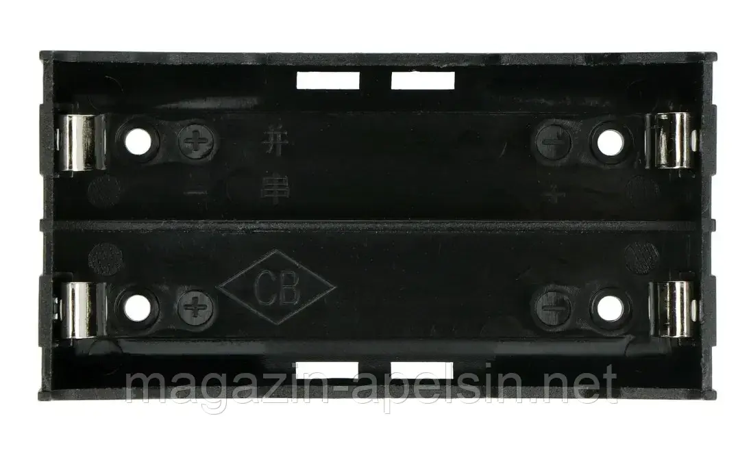 Кошик для 2 акумуляторів 18650 без кабелю