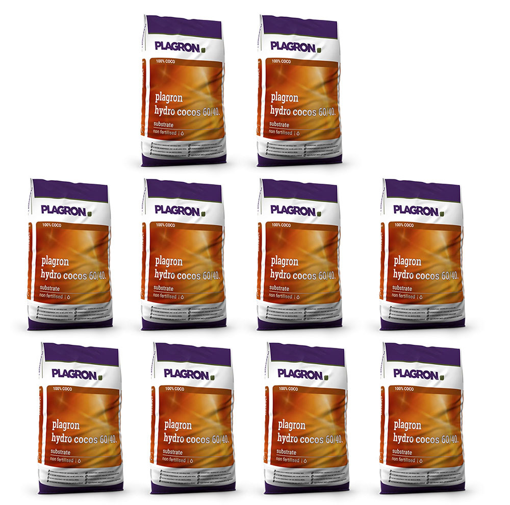 Кокосовий субстрат Plagron Hydro Cocos 60/40 45 L, 10 мішків