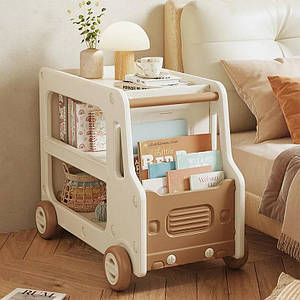 Стелаж для книг, органайзер для іграшок з контейнерами і конструктором Lumpurini Romeo